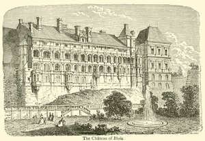 Chateau of Blois (gravering) av French School