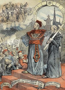 Den kinesiske keiseren Guangxu (Kouang-siu eller Kouang Siu) (1872-1908) anerkjente offisielt den katolske kirken og dens hierarki. Gravering i "" Le Pelerin"" 25.05.1899. av French School