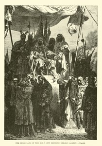 De kristne i Den hellige by besmitter før Saladin av French School