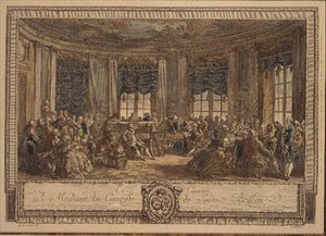 Konserten gitt av grevinnen av Saint Brisson av French School