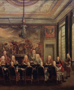 Regencyrådet for mindretallet av Louis XV av French School