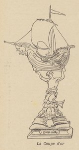 Coupe d#39;Or, trofé for en vannturnering holdt i Sète, Frankrike (lito) av French School
