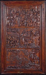 The Credo, Panel IV: The Remission of Sins, Ezekiels Vision of the Dry Bones og St. Johns Vision of Jerusalem, 1587 (tre) (se også 414036-8)