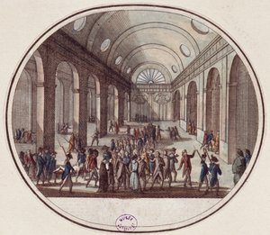 The Death of Twenty One Girondist Deputates, 31. oktober 1793 (10 Brumaire år 2) av French School