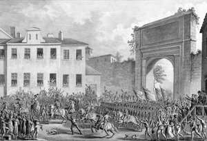 Franskmennenes inntog i Milano, 25 Floreal An IV (14. mai 1796) - Italiensk kampanje (1796-1797) - Franske tropper gikk inn i Milano 14. mai 1796 av French School