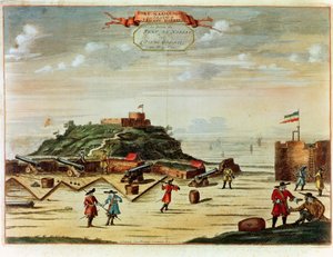 The Fort of Goree (fargegravering) av French School