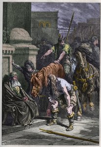 Gallerne i Roma - gravering fra "" Frankrikes historie fortalt til mine barnebarn"" - av Francois Guizot - 1872-1876 av French School