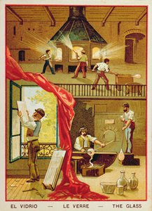 The Glass, illustrasjon fra en barnebok av French School