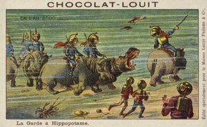 Hippopotamus Guard i år 2000 av French School