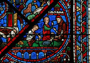 Joseph-vinduet: Pengevekslerne (w41) av French School