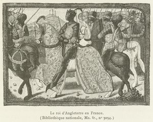 Kongen av England i Frankrike av French School