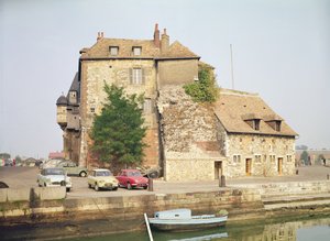 Løytnansen, hvorfra Samuel de Champlain (1567-1635) dro til New France, 15. mars 1603, deretter 16. april 1608 av French School