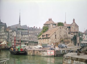 Løytnansen, hvorfra Samuel de Champlain (1567-1635) dro til New France, 15. mars 1603, deretter 16. april 1608 av French School