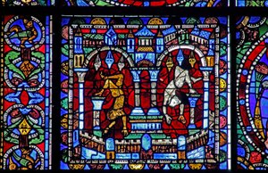 The Life of Christ window: Fall of the Idols (w50) av French School