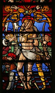 St Sebastians martyrium av French School