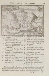 Oljeberget, Jerusalem, fra Itinerarium Hierosolymitanum, av J. Cotovico, 1619 av French School