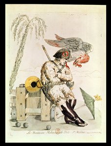 The New Robinson of St. Helena, 1815 av French School