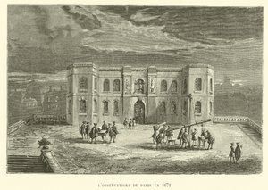 Observatoriet i Paris i 1671 (gravering) av French School