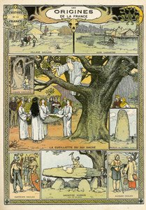 Frankrikes opprinnelse, fra «Histoire de France» av French School