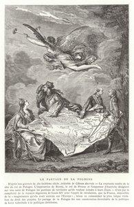 Delingen av Polen, 1772 av French School