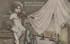 The Patriotic Lullaby (farge litho) av French School