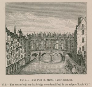 Pont St. Michel; etter Martinet av French School