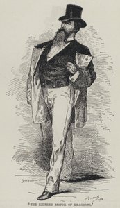 'The Retired Major of Dragoons' (gravering) av French School