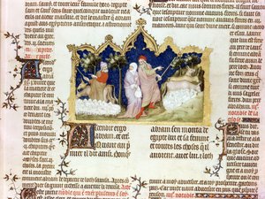 Separasjonen av Abraham og Lot, fra Bibelen til Jean de Sy, ca. 1355