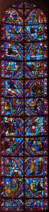 St Denys-vinduet av French School