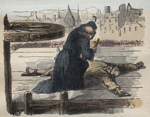 The Torture of Jean Calas, illustrasjon fra Famous causes of all people..., av Armand Fouquier, 1858-67 av French School