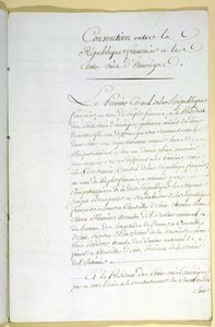 Mortefontaine-traktaten, 30. september 1800 av French School