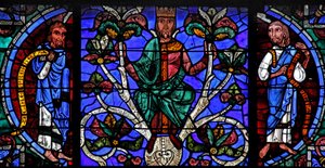 Isai-treet: Samuel, en Isai-konge, Amos (w49) av French School