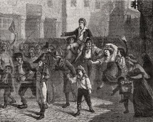 The Triumph of Marat, 24. april 1793, fra 