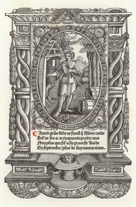Menneskets tolv aldre: september (litho) av French School