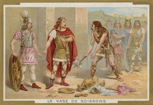 Vasen til Soissons (chromolitho) av French School