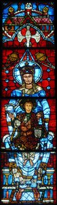 The Virgin and Child: Notre Dame de la Belle Verriere-vinduet av French School