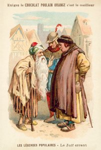 Den vandrende jøden (chromolitho) av French School