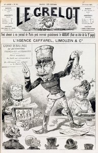 The Wilson Affair, forside av Le Grelot, 16. oktober 1887 av French School