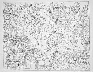 The Witches Sabbath, kopi av en illustrasjon fra Tableau de l