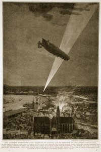 Zeppelinbombardementet av Antwerpen 24. august 1914 i strid med Haagkonvensjonen, 1914-19 av French School