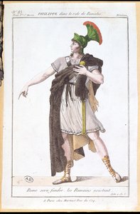 Skuespilleren Philippe i rollen som Romulus av French School
