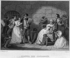Der Appell der Verurteilten - in „Revolution francaise“ von Thiers