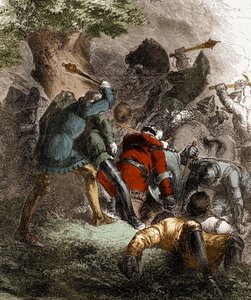 Slaget ved Trento: 30 riddere av Parti de Charles de Blois mot 30 fra Parti Montfort (27. mars av French School