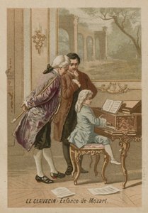 Klavikordet: Mozarts barndom av French School