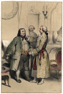 The composer Joseph Haydn received a man who came to ask him to compose a menuet for his daughter