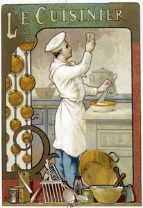 Kokken - Chromolithography 1900 av French School
