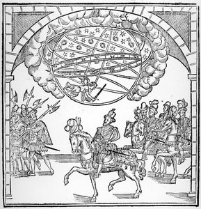 Inngangen til Henri IV i Rouen, illustrasjon fra 