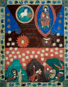 Der Sternenfall Miniatur aus den Kommentaren zur „Apokalypse nach Johannes“ geschrieben im Jahr 775 von dem Mönch Beatus von Liebana