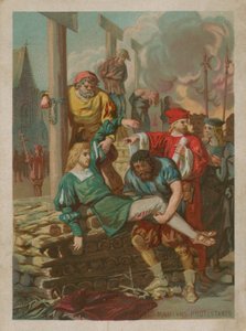 De første protestantiske martyrene av French School
