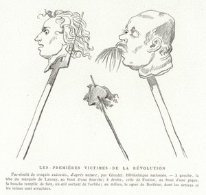 De første ofrene for den franske revolusjonen, juli 1789 av French School